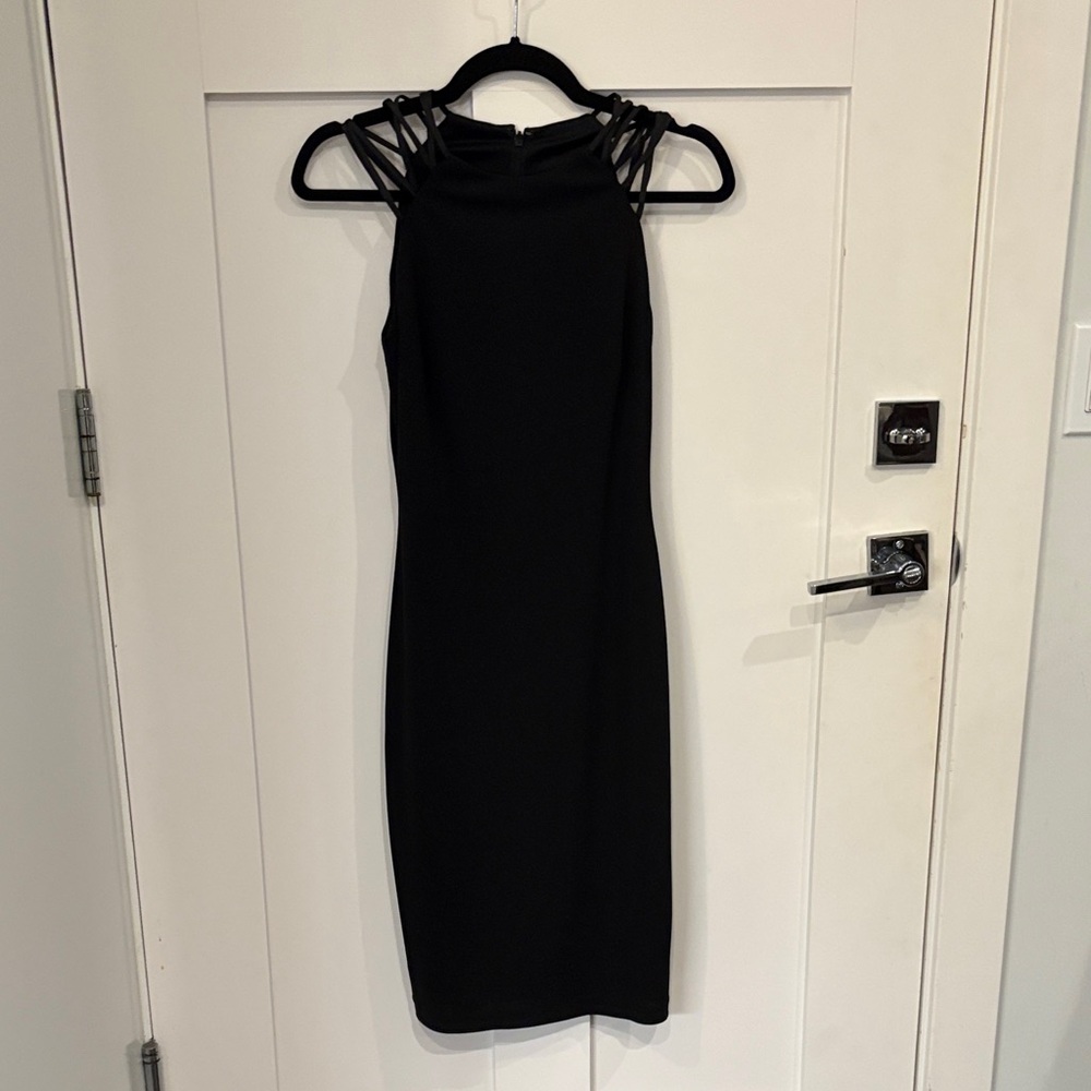 Ralph Lauren Elegant Black Strap Dress